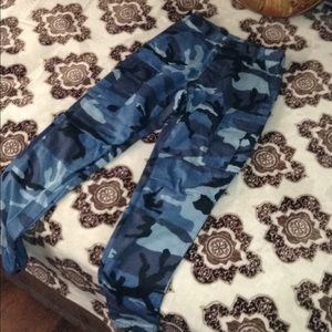 Blue Camo Pants